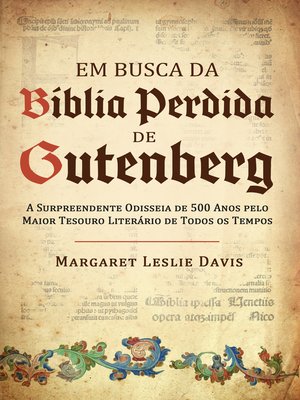 cover image of Em busca da bíblia perdida de Gutenberg